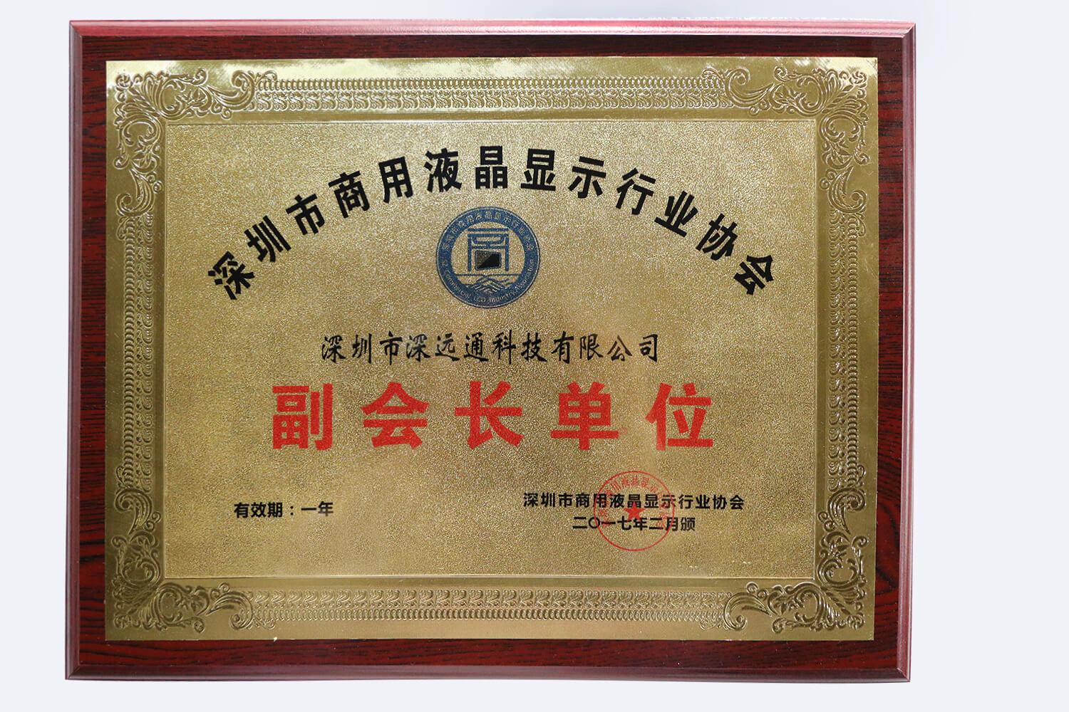 深圳市商用液晶显示行业协会副会长单位